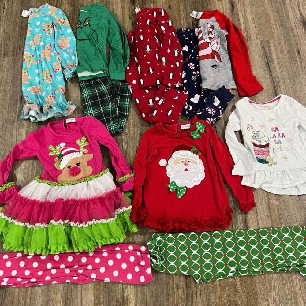 Girls 7/8 Christmas lot
